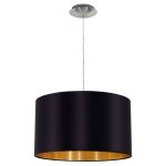 Eglo Pendant Maserlo Steel Satin Nickel | Suitable for E27